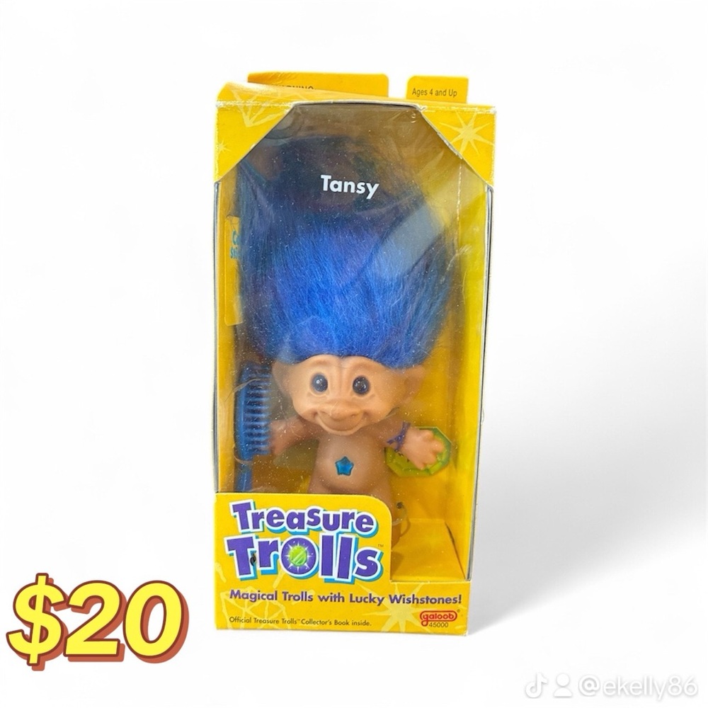 Trolls Treasure Doll with Vibrant Blue Hair